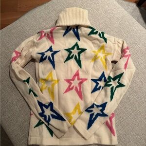 Perfect Moment Multicolor Star Turtleneck Sweater